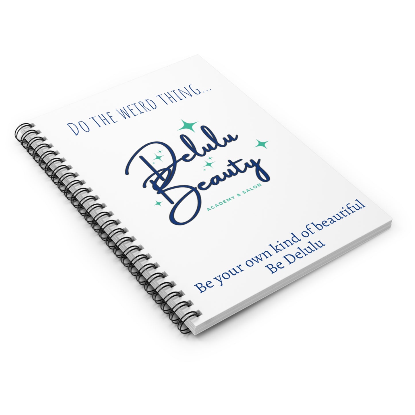 Delulu Beauty Academy Spiral Notebook