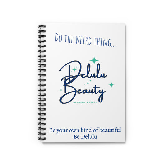 Delulu Beauty Academy Spiral Notebook