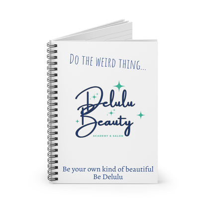 Delulu Beauty Academy Spiral Notebook